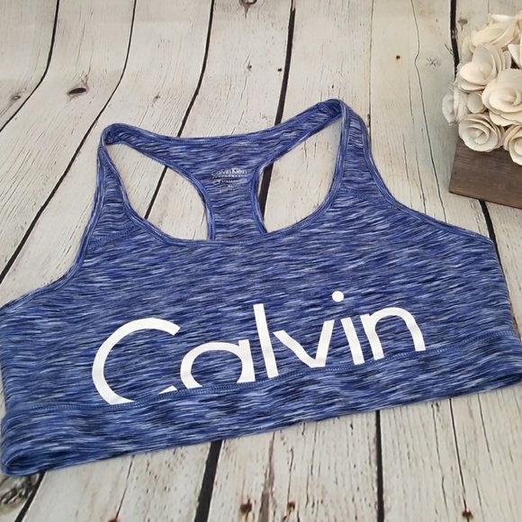 Calvin Klein Tops - Calvin Klein Purple Athletic Bra Top Size XL